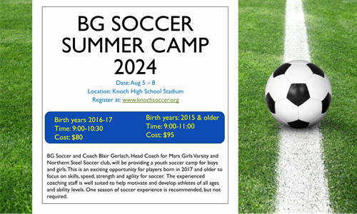 BG Soccer Camp 2024